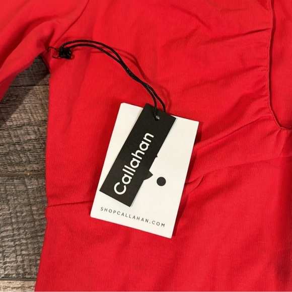 NWT Callahan Red Bodycon Dress - Picture 2 of 4